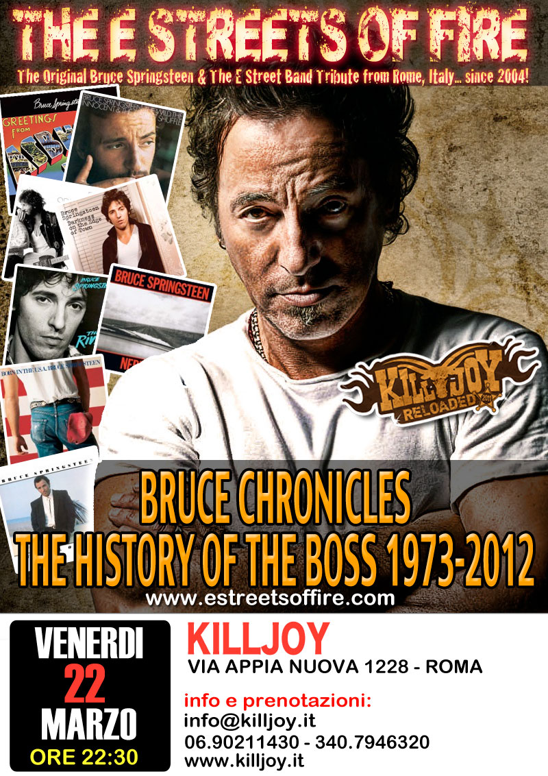 BRUCE CHRONICLES - THE HISTORY OF THE BOSS 1973-2012