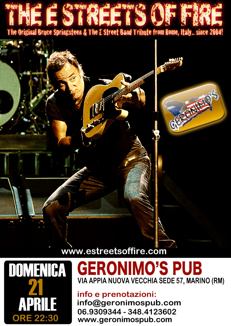 Live! Geronimo's Pub 21.04